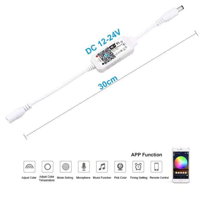 Magic Home Wifi LED variateur de contrôle APP commande vocale pour bande lumineuse LED monochrome fo