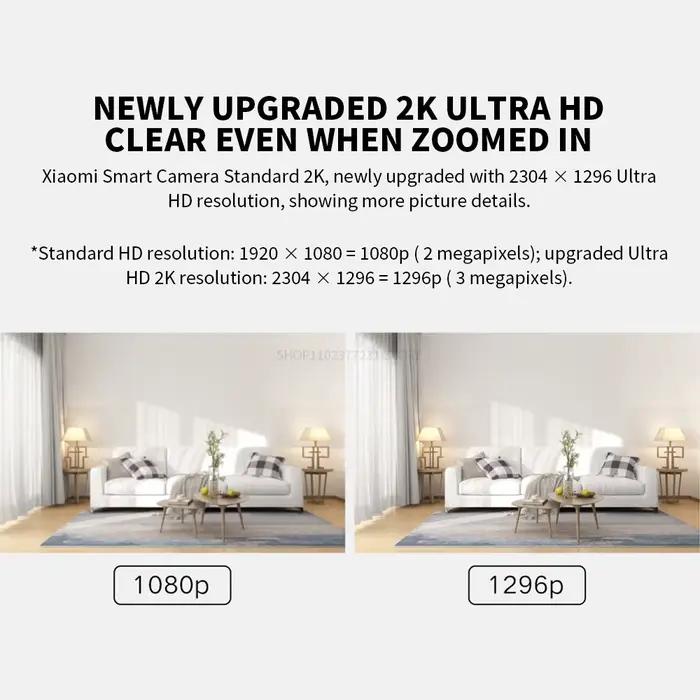 Nouvelle caméra Xiaomi Mi 2K à montage magnétique Ultra claire