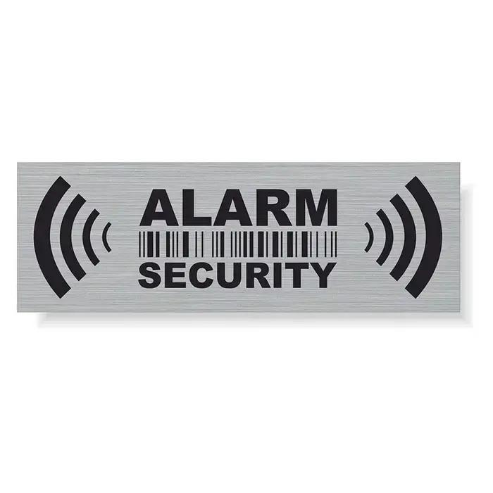 Autocollants de panneau d'avertissement d'alarme de sécurité