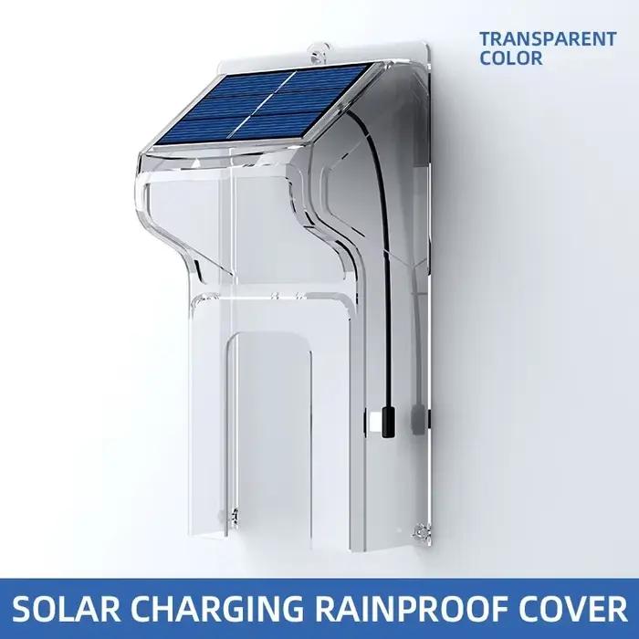 Sonnette sans fil extérieure avec couvercle solaire caméra Wifi porte numérique Peepholes étanche ma