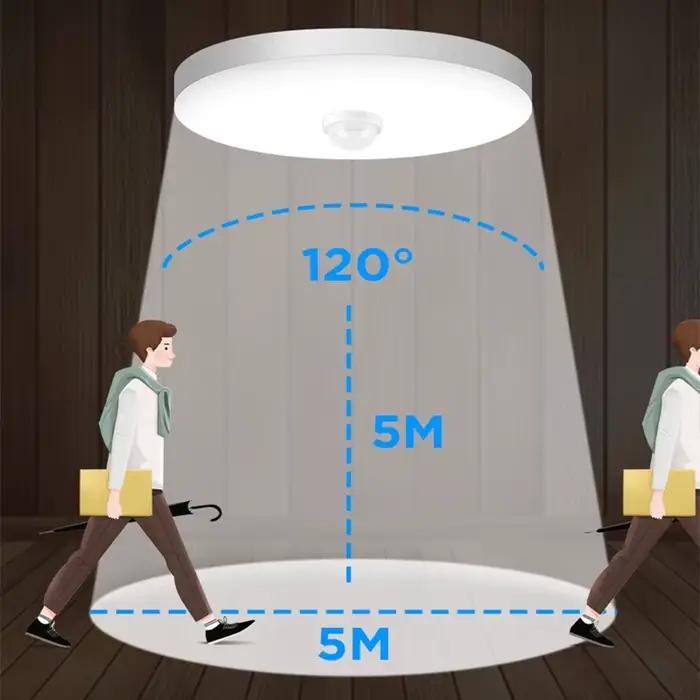 Led capteur de mouvement lumière 85-220V plafonnier pour maison couloir escalier véranda salon chamb