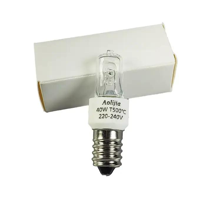 Ampoule Halogène Résistante aux Hautes Températures 25W/40W pour Four Sèche-Linge Micro-Ondes Élégante Cuisine Occasions Spéciales