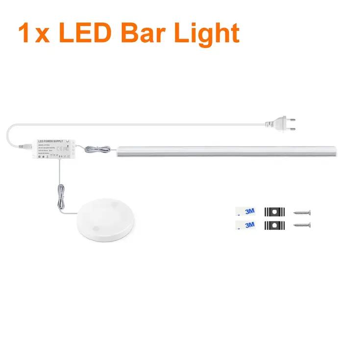 Cuisine LED sous armoire lumière pénétrable interrupteur tactile bois main balayage capteur de mouve