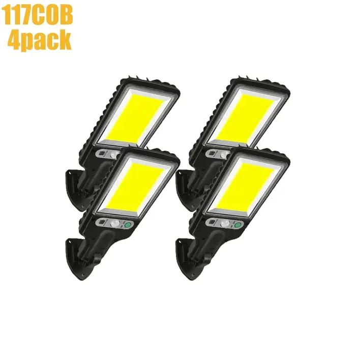 Le capteur de mouvement solaire allume les lumières de sécurité LED à énergie