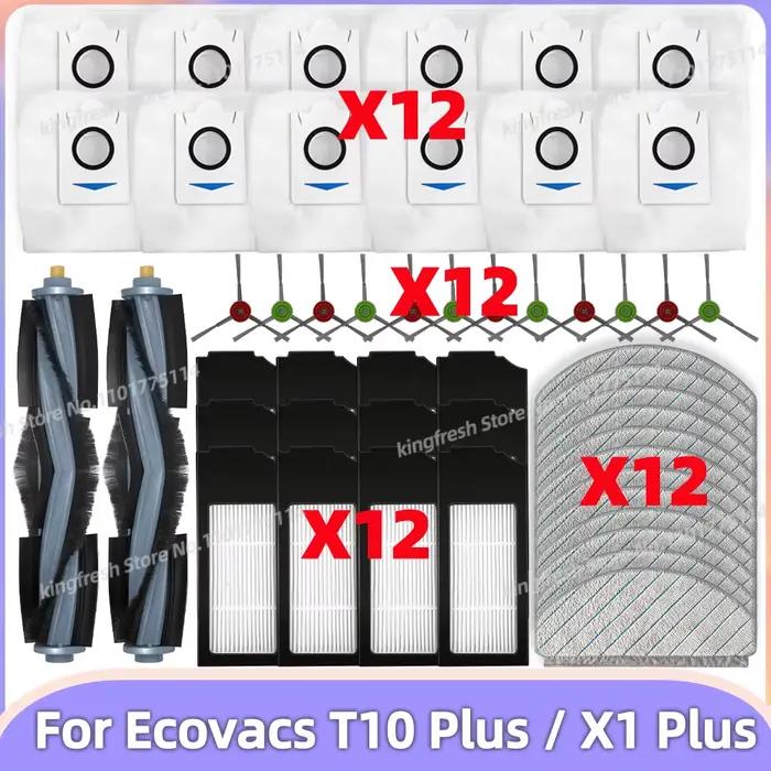 Pièces de rechange pour aspirateur Robot Ecovacs T10 Plus / X1 Plus, accessoires, brosse latérale pr