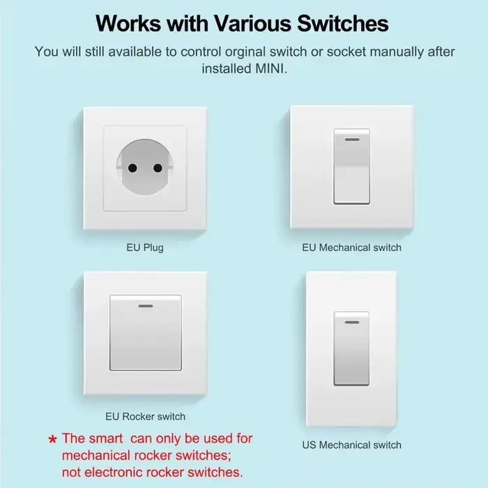 Interrupteur intelligent Wifi 16A