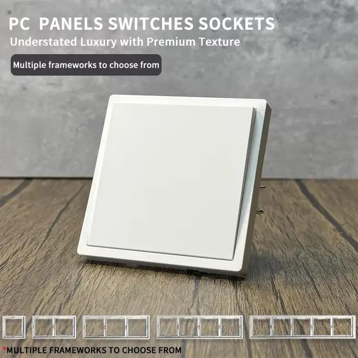 Prise Schuko MORDIO avec Ports USB et Type-C Prise Murale Encastrée 16A 250V Blanc Mise à la Terre Norme Européenne Pour Allemagne Pologne