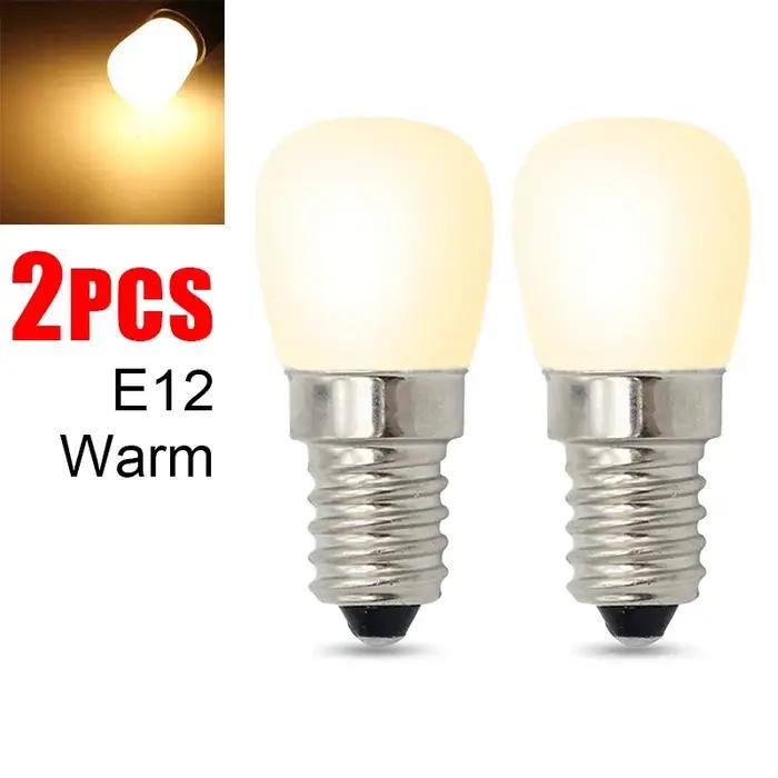 2/4 pièces ampoule LED E12 E14 220V ampoules de réfrigérateur lampe d'affichage