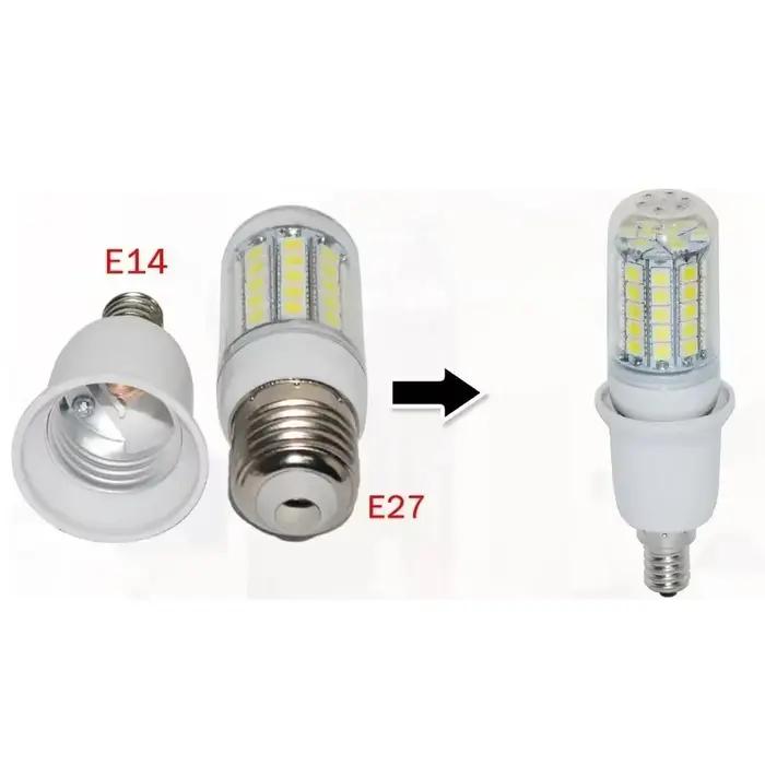 Convertisseur de support de lampe E14 à E27