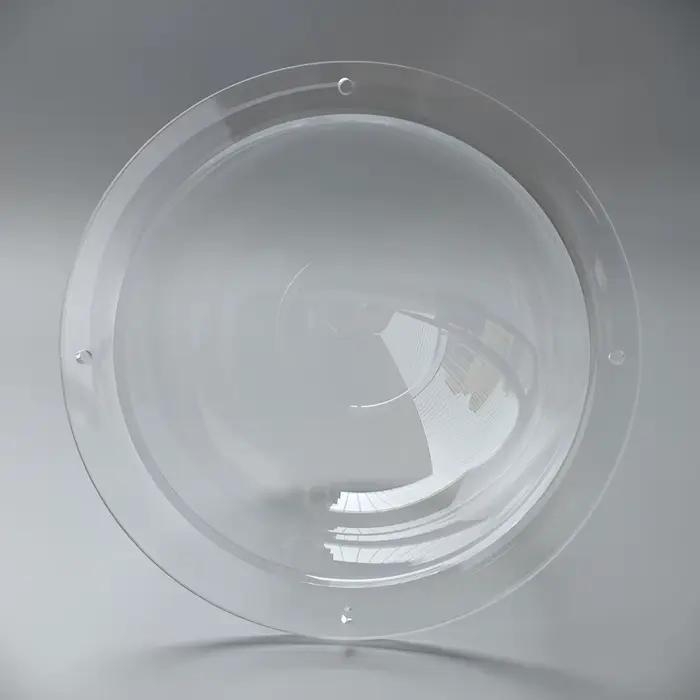 Dôme de caméra en acrylique transparent pour intérieur/extérieur