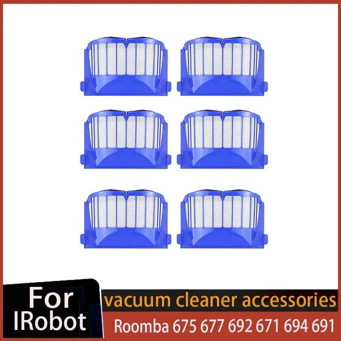 Remplacement pour iRobot Roomba 675 677 692 671 694 691 615 635 676 670 645 690 600 500 série 595 585 accessoires