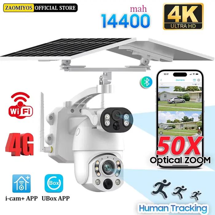 Caméra solaire extérieure 4G SIM/Wifi