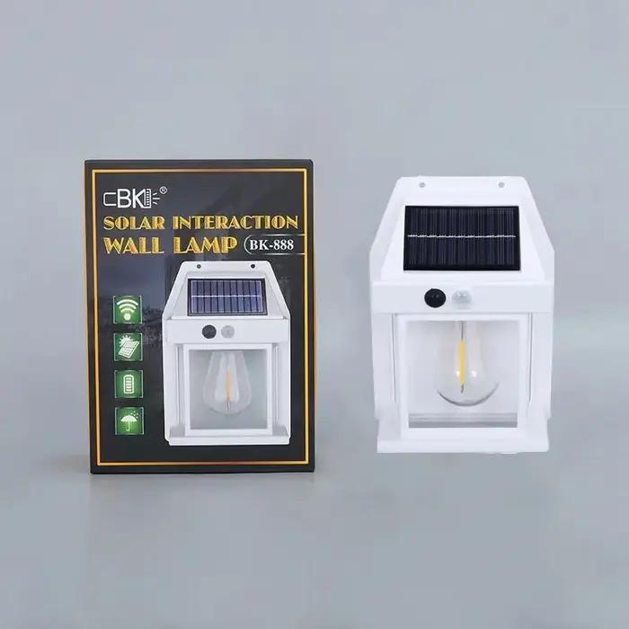 Puissante lampe murale solaire lumineuse capteur de mouvement LED lumière