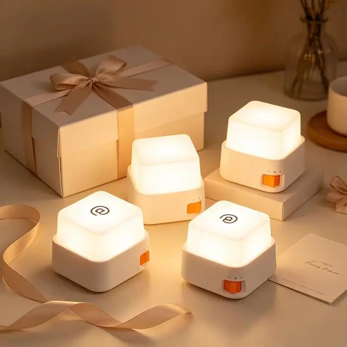 Veilleuse LED rechargeable clavier design moderne pour ambiance douce et confortable usage quotidien vacances famille