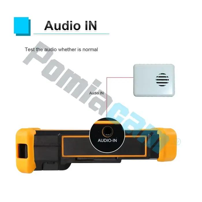 Testeur de caméra coaxiale HD 4K 4.3 pouces avec écran TFT-LCD pour installation de caméras sécuritaires analogiques et numériques compatibles avec 8MP CVI TVI AHD occasions professionnelles