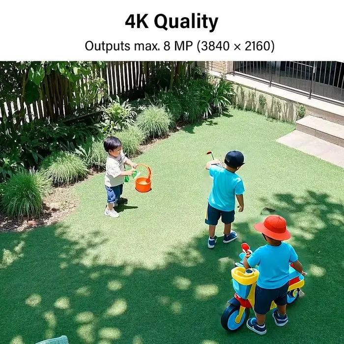 Caméra dôme Dahua 8MP haute résolution pour surveillance intérieure et extérieure avec intelligence artificielle et résistance aux intempéries pour une sécurité efficace et durable