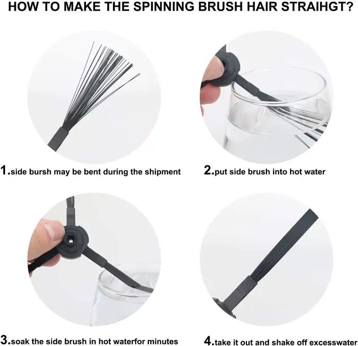 Remplacement de brosse latérale de filtre Hepa primaire pour pièces d'aspirateur robot ILIFE V3 V3s
