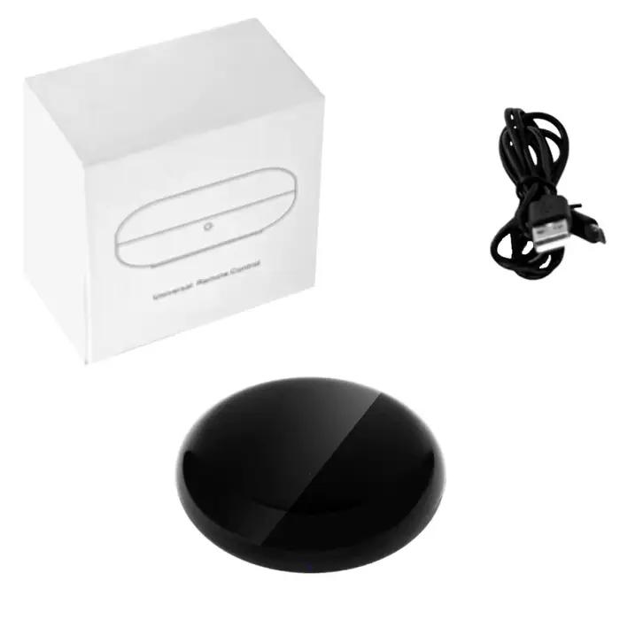 Télécommande WiFi intelligente universelle IR pour TV et climatiseur via Alexa Google Home Tuya maison intelligente polyvalente blanc ou noir
