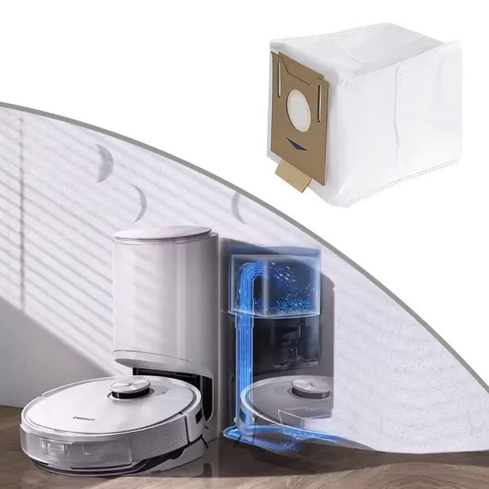 Pour ECOVACS Deebot OZMO T8/T8 Max/T8 AIVI/T9+/N8 Pro/N10 Plus : brosse principale, brosse latérale,