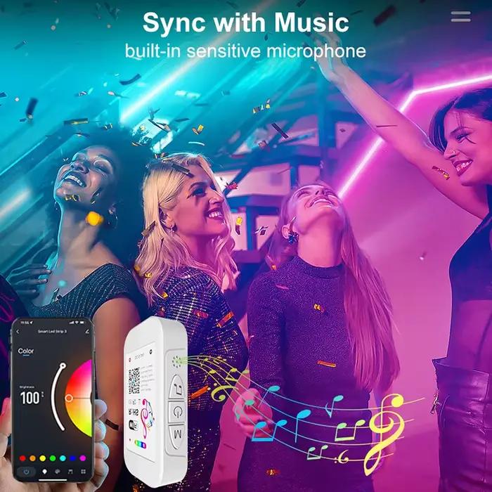 Bande lumineuse LED pour décoration de chambre