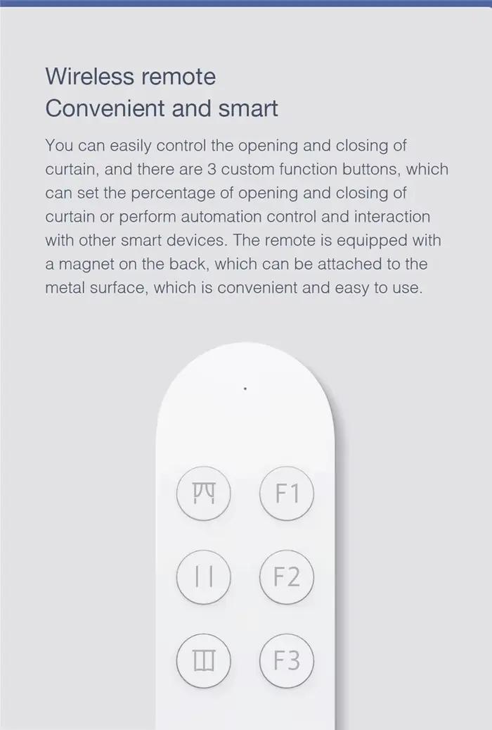 Moteur de rideau intelligent Aqara A1 version WiFi Direct controle via application maison intelligente pour application Xiaomi Mi Home occasions spéciales compatibilité stores série Aqara B1