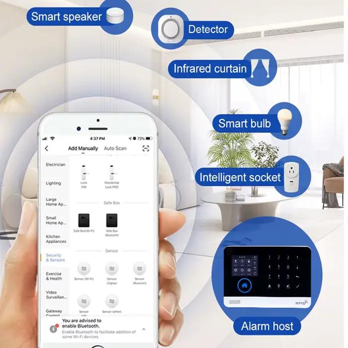 Accessoires d'alarme intelligents PGST 433MHz