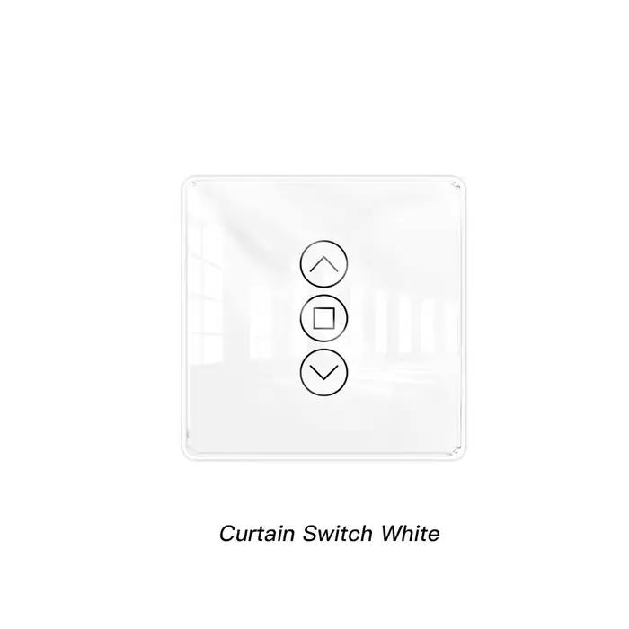 WiFi intelligent 2.5D Arc verre écran tactile rideau interrupteur pour stores roulants volets APP té