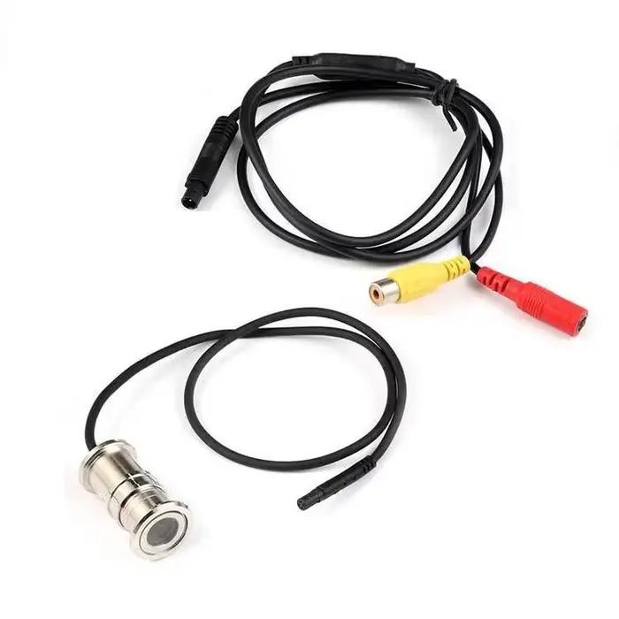 Caméra de permission Œil de Porte 1080P HD Objectif Grand Angle Compatible Réseau Surveillance Entrée Maison Appartement Bureau Cadeau Sécurité Famille Amis