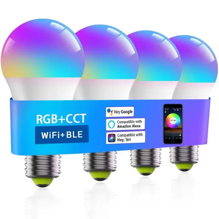 Ampoule intelligente WiFi E27 à intensité variable