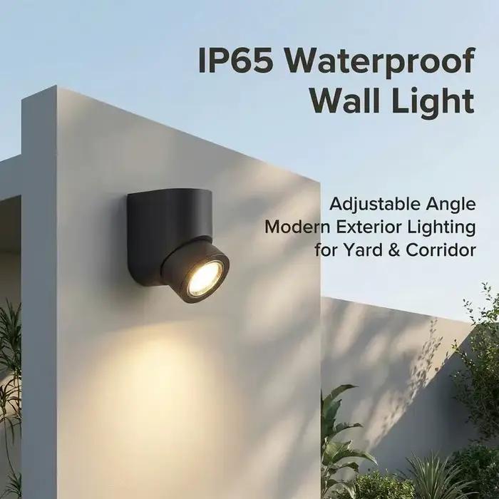 Lampes murales LED extérieures à effet lumineux haut et bas
