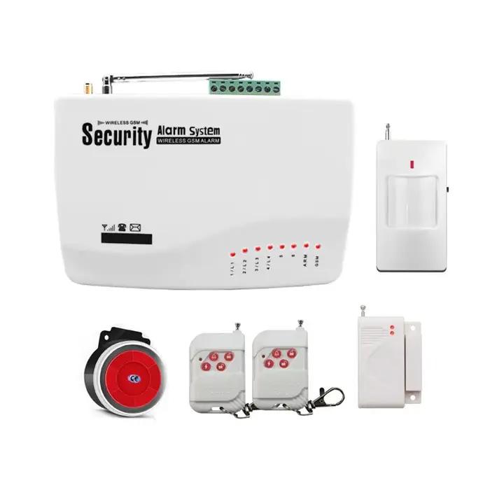 Système d'alarme anti-cambriolage GSM avec télécommande sans fil 433Mhz