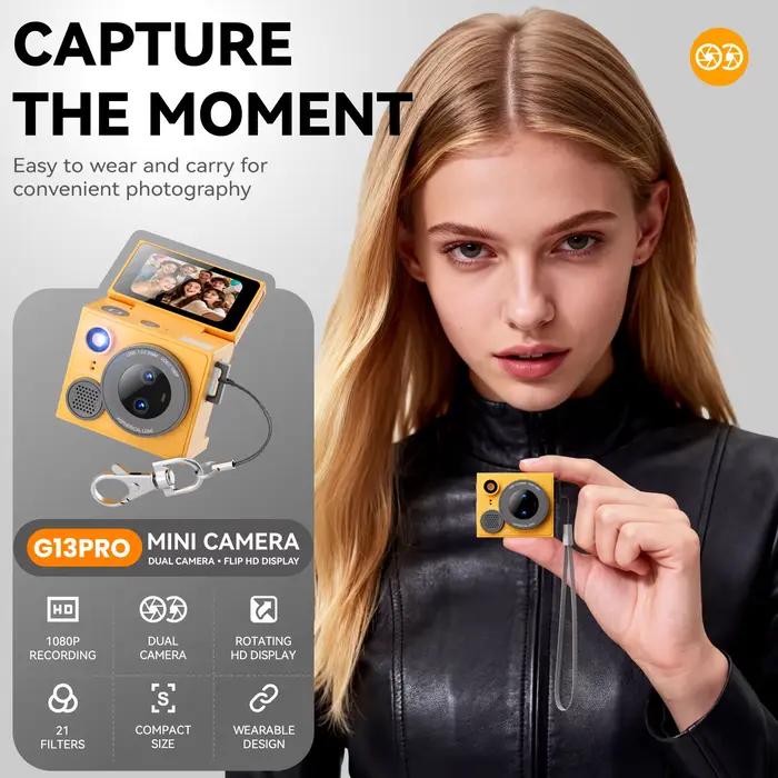 Caméra miniature rotative ABMF avec écran tactile