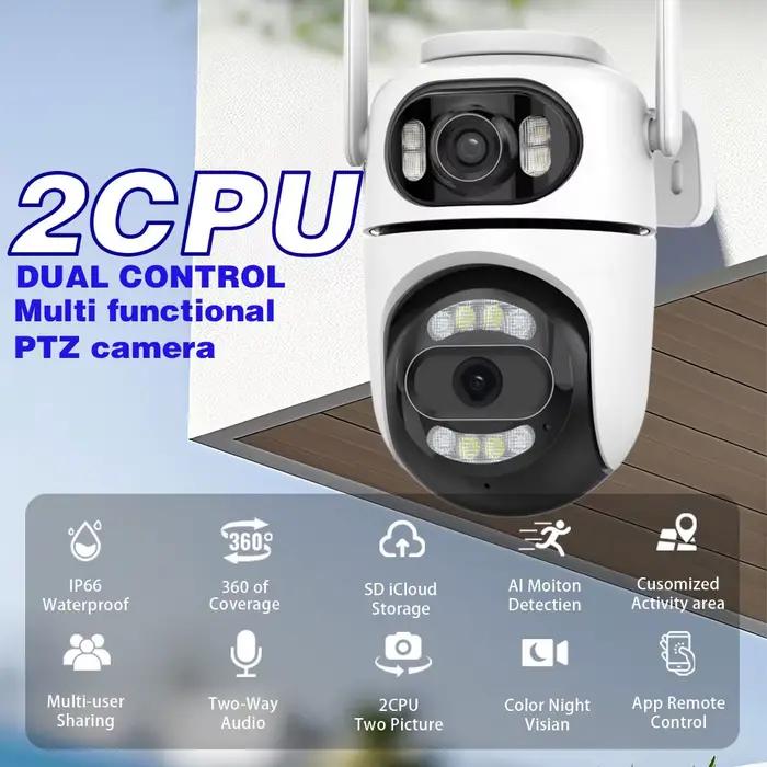 Caméra PTZ WiFi 4K Uzoom avec application ICsee