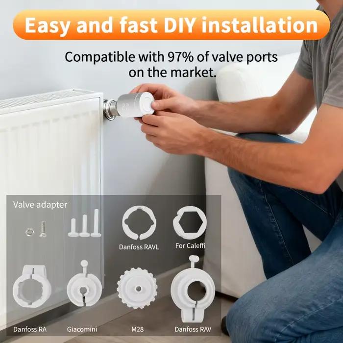 Vanne thermostatique Tuya Zigbee