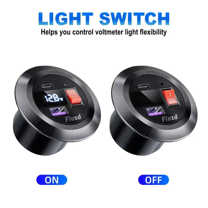 Prise de chargeur de voiture 12v