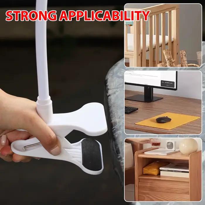Support de caméra flexible et pliable pour moniteur de bébé et webcam à clipser facilement pour une maison sécurisée et moderne