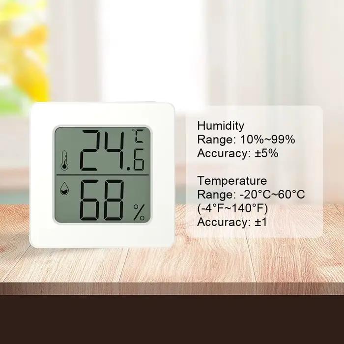 Mini thermomètre numérique hygromètre maison intérieure température ambiante humidité mètre capteur jauge Station météo avec batterie