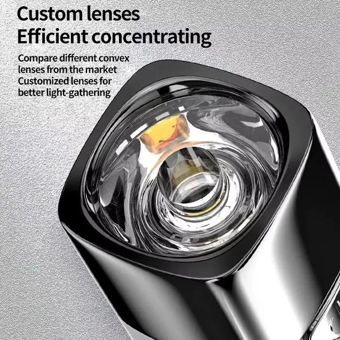 Mini Lampe de Poche Portable 2 en 1 Ultra Lumineuse G3 DulLED, Éclairage d'Extérieur, Power Bank, av