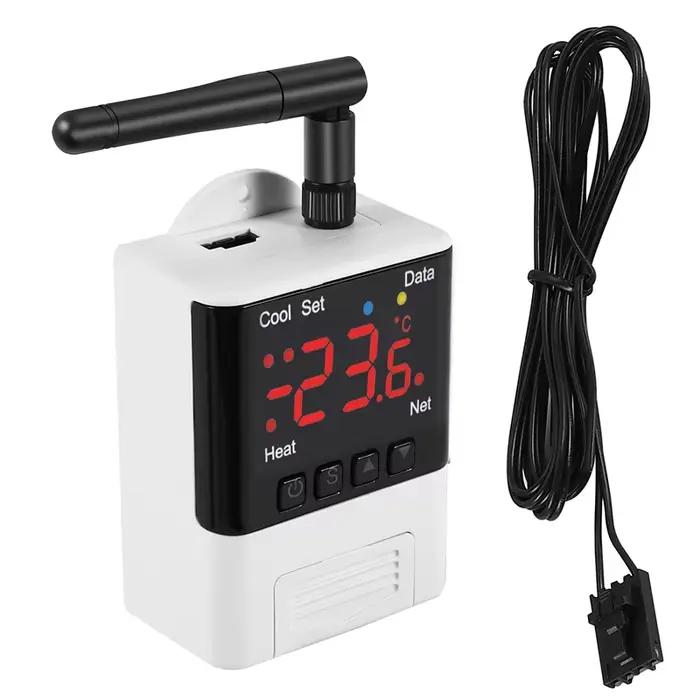 Thermostat de régulateur de température Wifi sans fil AC110-220V DTC1201 capteur NTC affichage numér