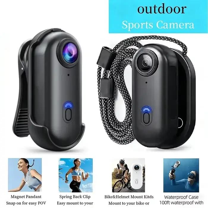 Mini caméra extérieure SKIG 4K FHD 1080P pour casque