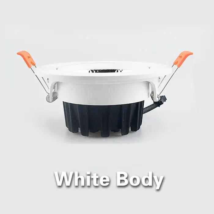 Downlights LED à intensité variable 7W 9W spots 12W 15W AC90V-260V 5W 18W 24W COB puce plafonniers encastrés pour l'écla
