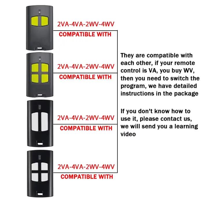 Porte de télécommande TO GO 2VA 4VA