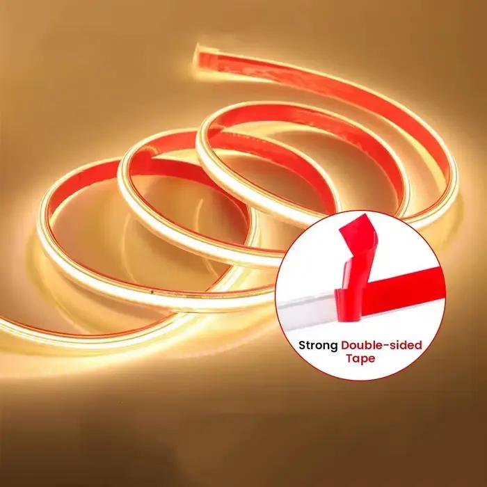 Bande LED COB 220V interrupteur marche/arrêt avec prise ue