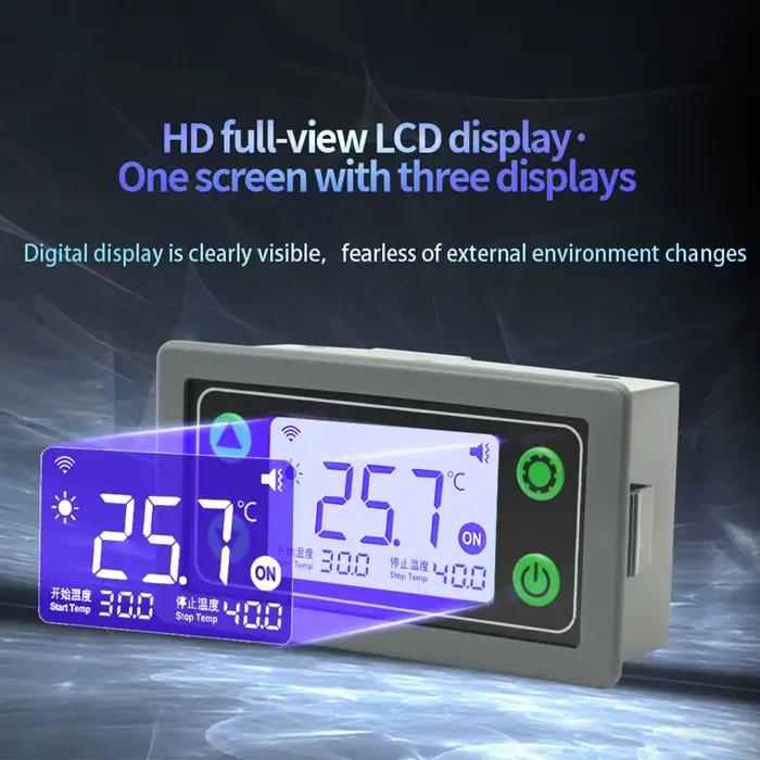 Contrôleur de température numérique LCD