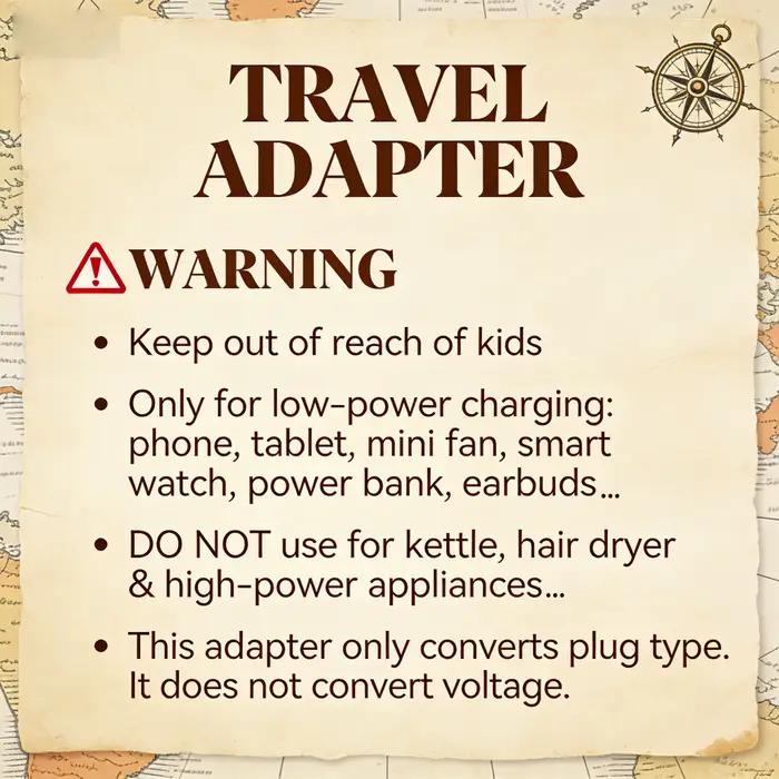 Adaptateur universel gris de prise de l'UE convertisseur électrique de voyage pour rénovation maison et voyages internationaux avec prise universelle pour 153 pays