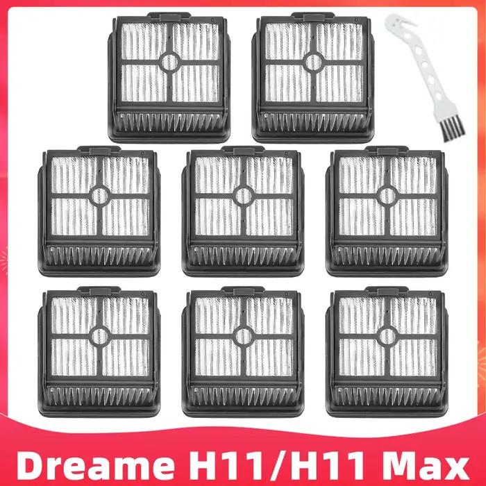 Pièces de rechange pour aspirateur Dreame H12 Core H11 H11 Max Brosse à rouleau filtre en ABS plastique personnalisable avec plusieurs couleurs pour nettoyage efficace maison propre