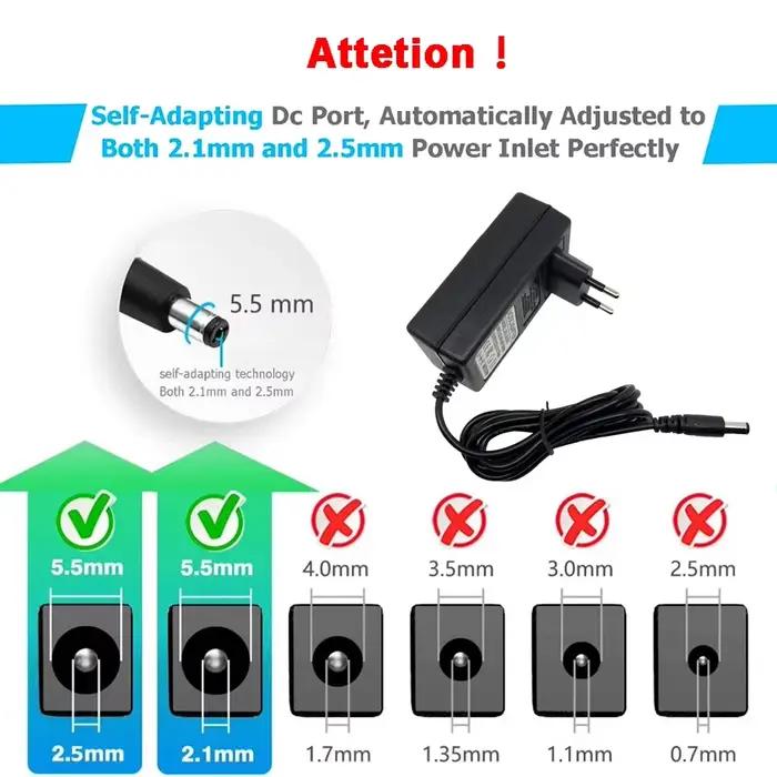 Adaptateur secteur d'alimentation 24V 1A 1000MA pour câble de chargeur Philips Hue Lightstrip Plus V3