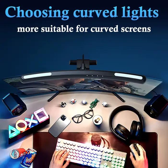 Lampes de bureau Led à intensité variable en continu lumières suspendues d'écran rvb pour rétro-écla