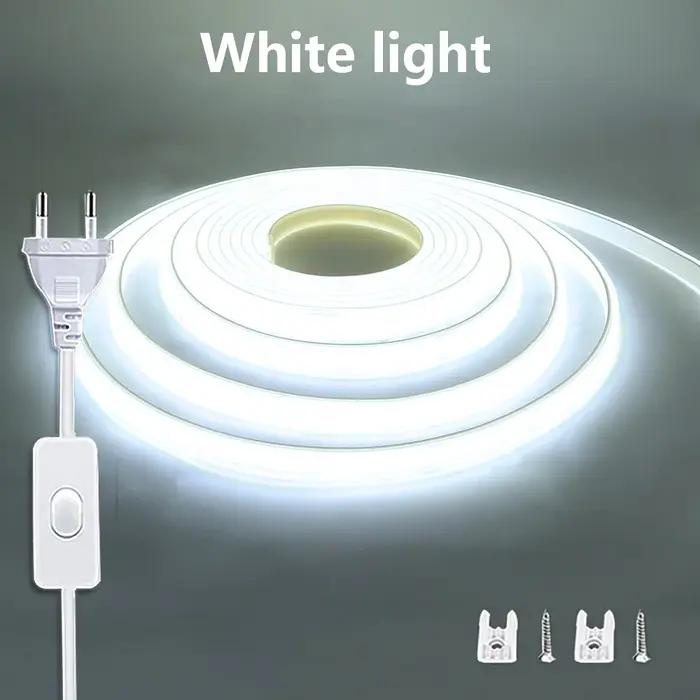 Bande lumineuse LED 220v avec interrupteur marche-arrêt