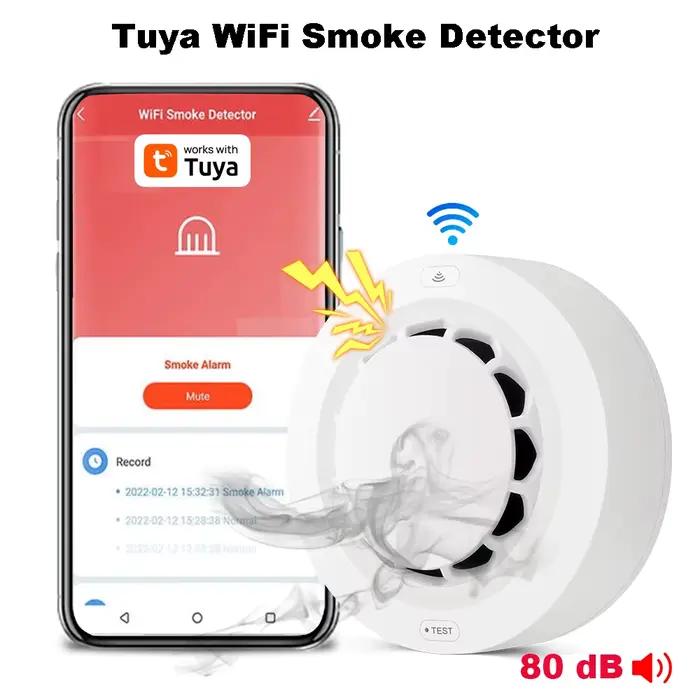 Tuya WiFi détecteur de fumée Protection incendie